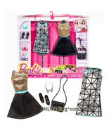 Year 2015 Barbie Fashionistas Fashion Pack DATE NIGHT OUTFITS with Shoes... - £31.51 GBP