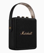 Marshall Stockwell II Portable Bluetooth Speaker, Black and Brass  - $229.03 CAD