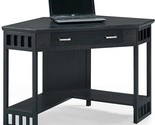 83430 Corner Computer/Writing Desk With Center Keyboard Drawer And Shelf... - $521.99