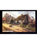 iw214 - I.O.W - Oak Cottage, Freshwater - Artist H.B. Wimbush - Tuck&#39;s p... - $2.54