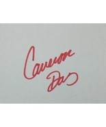 Cameron Diaz Autographed 3x5 Index Card - $27.42 CAD