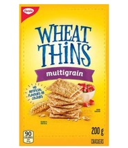 6 Boxes Of Christie Multigrain Wheat Thins Crackers 200g Each Canada Free Ship - $37.74