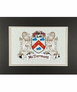 McDermott Irish Coat of Arms Print - Frameable 9&quot; x 12&quot; - $33.29 CAD