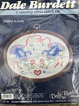 1987 Dale Burdett United In Love Cross Stitch Kit *NEW* ff1 - $239.23 MXN