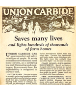1925 Union Carbide Gas and Oil Advertisement Industrial Ephemera 8 x 5.25&quot; - £12.87 GBP