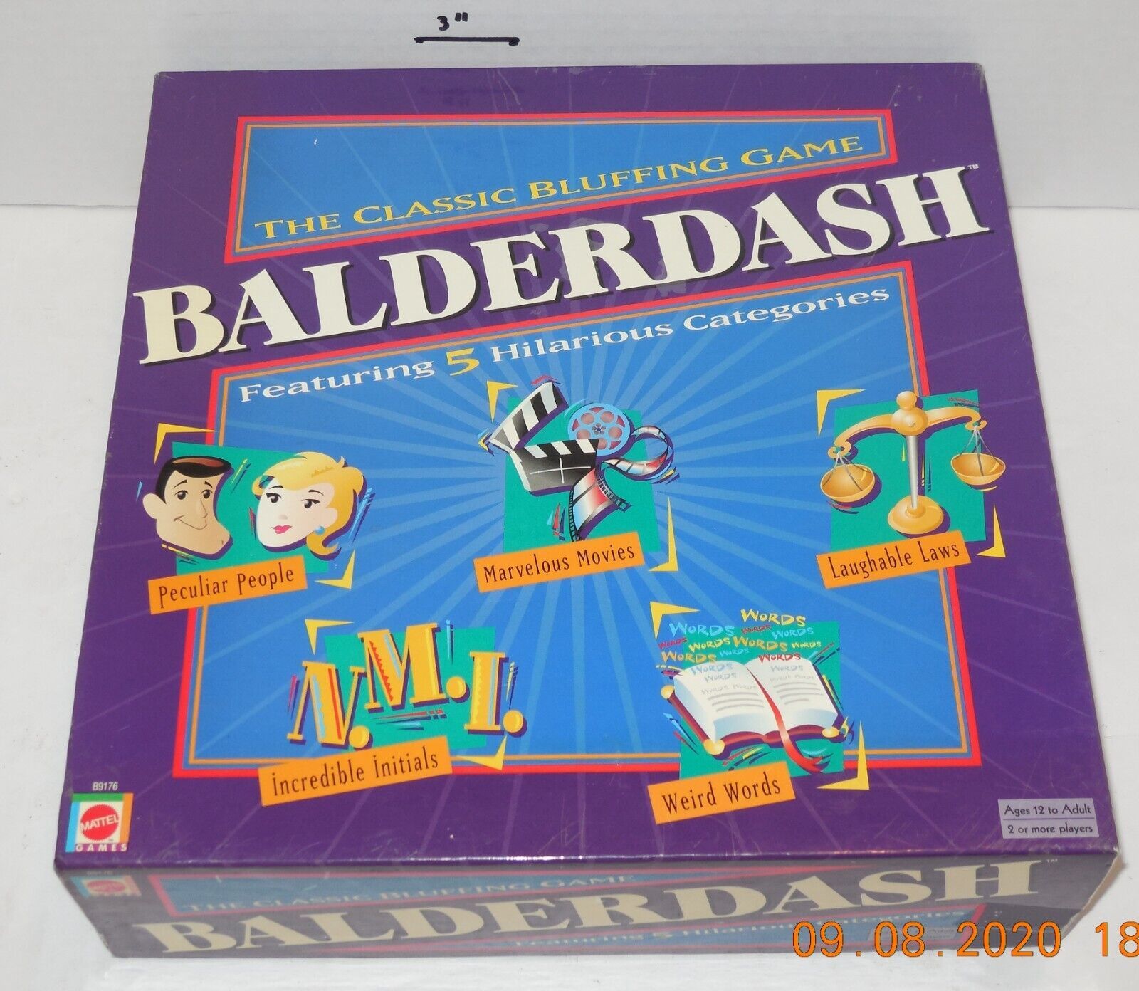 Primary image for 2003 Mattel Balderdash Board Game 100% COMPLETE