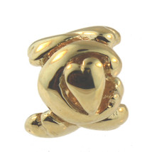 Authentic Trollbeads 18K Gold 21144C Letter Bead C, Gold - £349.63 GBP