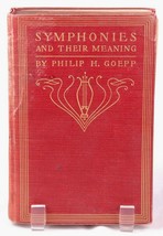Symphonies and Their Meaning-Philip H. Goepp-Antique Book-Classic-1905-6th - £18.36 GBP