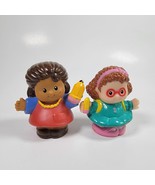 Fisher Price Little People HISPANIC TEACHER GIRL w/ PENCIL in RED DRESS ... - €8,44 EUR