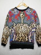 Etro 46 Animal and Paisley Sweatshirt Italy Large - £113.56 GBP