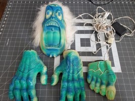 Vintage 2001 Marcus the Carcass Halloween lighted blow mold set missing foot not - £15.87 GBP