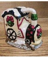 Santa Clause Christmas train candle holder - $3.00