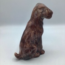 Ceramic Dog Figurine unknown artist 5.775 inches tall - £27.21 GBP
