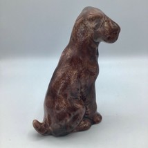 Ceramic Dog Figurine unknown artist 5.775 inches tall - $34.64