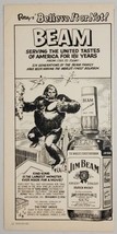 1976 Print Ad Jim Beam Kentucky Bourbon Whiskey Ripley&#39;s King Kong Movie Monster - £13.64 GBP
