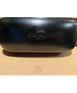 Coach black  eyeglass eye glass Clamshell Case w/Cleaning Cloth *Pre Own... - $16.39 CAD