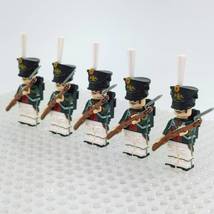 5pcs Russian Foot Guard Bayonet Rifleman Napoleonic Wars Minifigures - £11.98 GBP