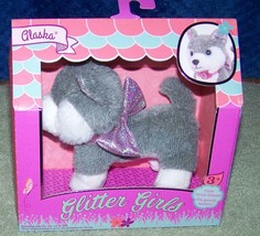 Glitter Girls Husky Pup Plush 5&quot;H New - £11.75 GBP