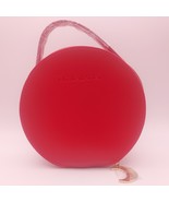 Elizabeth Arden Red Round Makeup Bag  Cosmetic Case Handle and Gold Moon... - $187.98 MXN