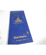 VINTAGE DISNEYWORLD OCT. 1 2021, 50TH ANNIV. GUIDEMAP  STILL NEW= SR95 - $6.38 CAD