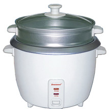 Brentwood 4 Cup Rice Cooker / Non-Stick with Steamer in White - £58.49 GBP