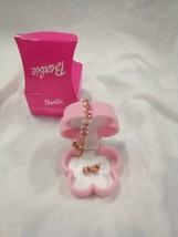 Barbie pink pearlesque and rhinestone gift set A5 - £11.99 GBP