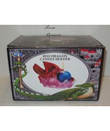 Wizards &amp; Dragons Red Dragon Candle Holder Collectible Statue Rare HTF w... - $690.83 MXN
