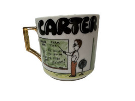 Tepco Personalized Vintage China Mug By Potters Wheel Corona Del Mar DR. CARTER - £10.87 GBP