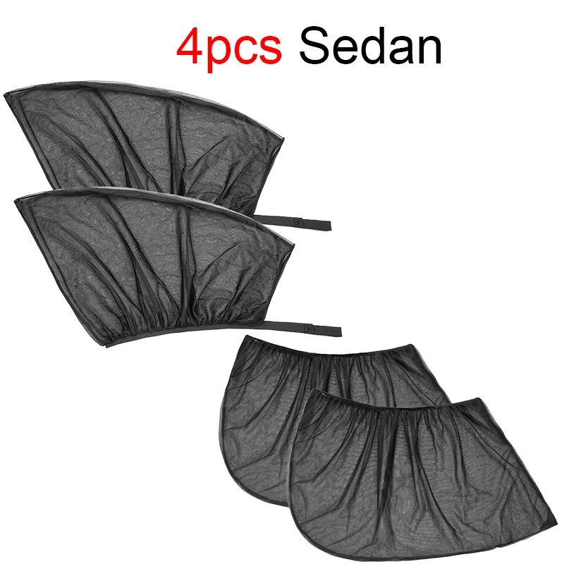 1/2/4pcs Sedan/SUV Car  Shade Styling Mosquito Net For Car UV Protect Curtain Si - £68.59 GBP