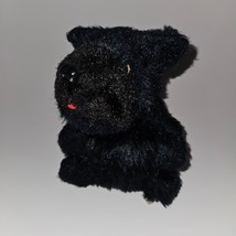 Yastrid Black Dog Hand Puppet Plush Handcrafted in Oregon 1984 Scottish Terrier? - $17.77