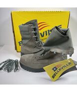 Belleville F600ST Combat Boots Sage Green Women&#39;s 7.5R Steel Toe Hot Wea... - $79.19