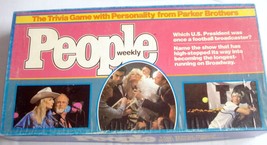 People Weekly Trivia Game With Personality Complete Parker Brothers 1984 - £10.29 GBP