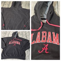 Vintage Alabama L Hoodie Crimson Tide Pullover Sweatshirt Embroidered - £20.13 GBP