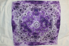 BANDANA DIFFERENT PAISLEY COLOR SET ( SET OF 6 DIFFERENT ) - £11.63 GBP