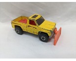 Vintage 1979 Hot Wheels Yellow Snow Plow Toy 3&quot; - £15.54 GBP