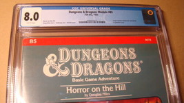 MODULE B5 HORROR ON THE HILL *CGC 8.0 WHITE* DUNGEONS DRAGONS 2ND HIGHES... - $725.00