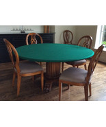 FELT style poker table cover in SPEED LITE fits 60&quot; ROUND TABLE  custom ... - $2,379.93 MXN