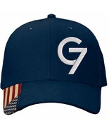 Group 7 Sophia James Embroidered Group 7 Adjustable Hat w/ USA Flag Brim... - $456.77 MXN