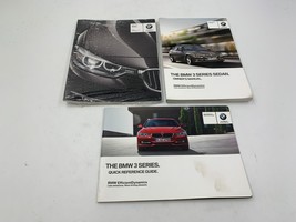 2015 BMW 3 Series Owners Manual Set with Case OEM B02B38087 - £35.12 GBP