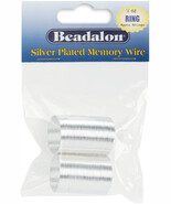 Memory Wire Ring .62mm .5oz-Silver-Plated - 99 Coils - $212.00 MXN