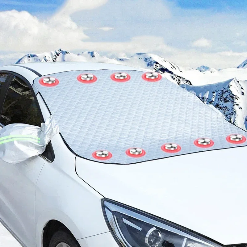 Car Snow Shield Shade Front Windshield Anti-frost Antifreeze Sunshade Cover Sun - £10.24 GBP+