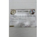 Warhammer Age Of Sigmar Blood Stalkers Shadow And Pain Warscroll Stat Sheet - $8.90