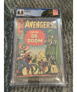 The Avengers #25 Marvel Comics Feb 1966 CGC 4.5 Fantastic Four &amp; Dr Doom... - €378,11 EUR