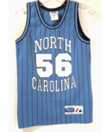 $20 North Carolina Tar Heels 5#6 NCAA Vintage 90s Boys Blue Majestic Jer... - $16.57