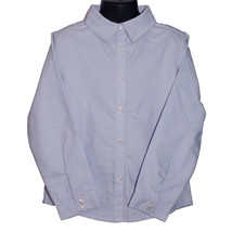 Lands End Uniform Girl Plus Size 7+, Long Sleeve Oxford Button Down Shir... - $16.99