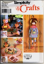 Uncut Shirley Botsford Bear Doll Sewing Accessories Simplicity 5227 Pattern - £4.78 GBP