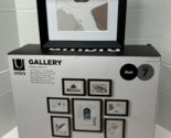 Umbra Gallery Black Picture Frames Set of 7 Modern Wall Photo Display - $42.52