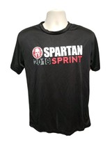 2018 Spartan Sprint Trifecta Qualifier Finisher Mens Medium Black Jersey - $371.19 MXN