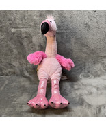 Build a Bear Pink 20&quot; Flamingo Stuffed Animal Wildlife Bird BABW Heart B... - $524.72 MXN