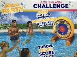 Banzai Party Axe Splash Challenge Set Water Fun Toy Friends &amp; Family Act... - £14.12 GBP